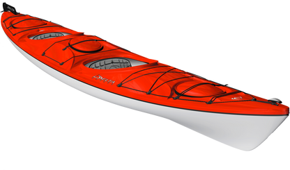 Delta Kayak Traverse 17.5T avec Gouvernail