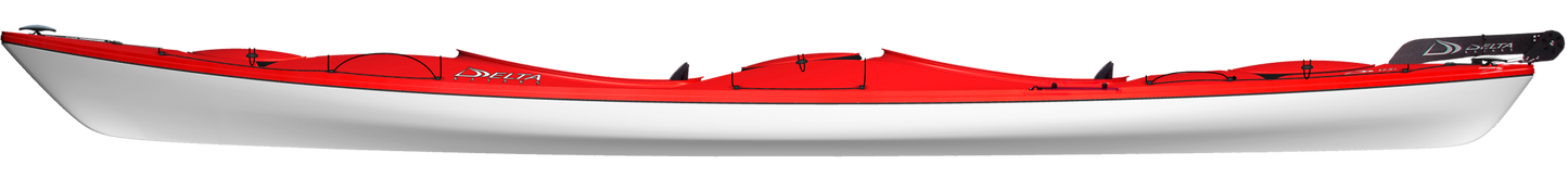 Delta Kayak Traverse 17.5T avec Gouvernail