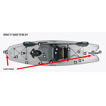 Hobie Acc. Poignée - Handle Assy, Passport et Lynx