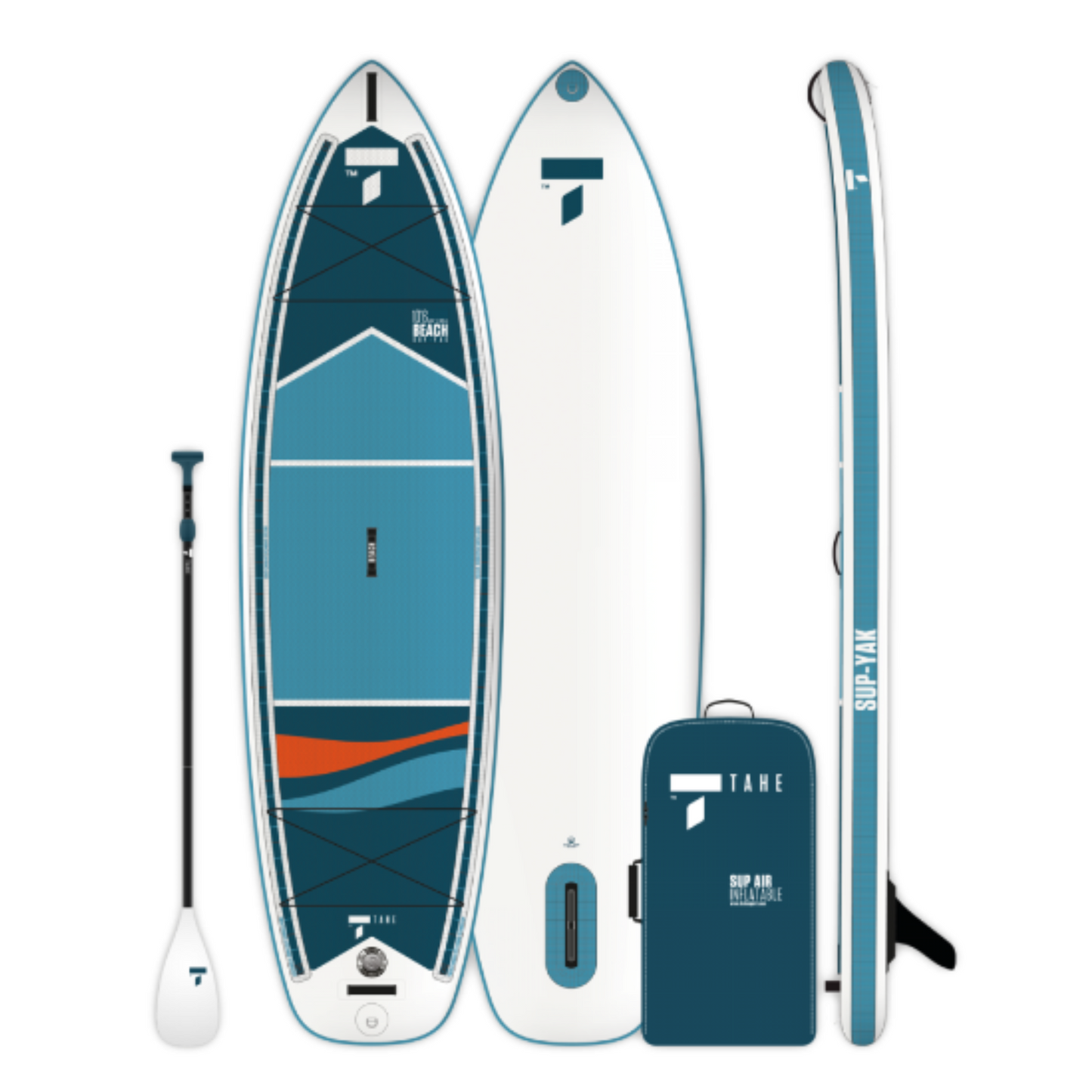 Tahe Marine SUP-YAK Hybrid pack 10.6' (With Bench)