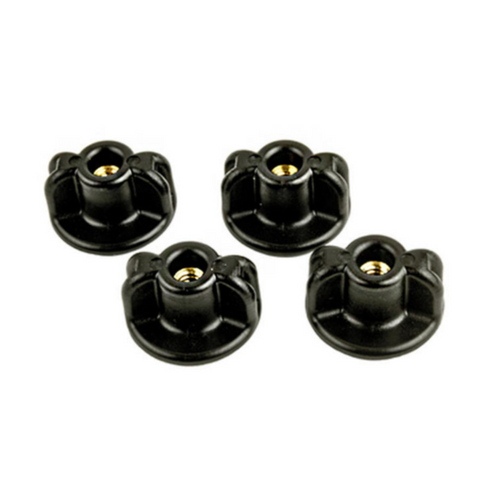 YakAttack Acc. Lopro WingKnob, 1/4-20 Threads, Brass Insert, 4 pack